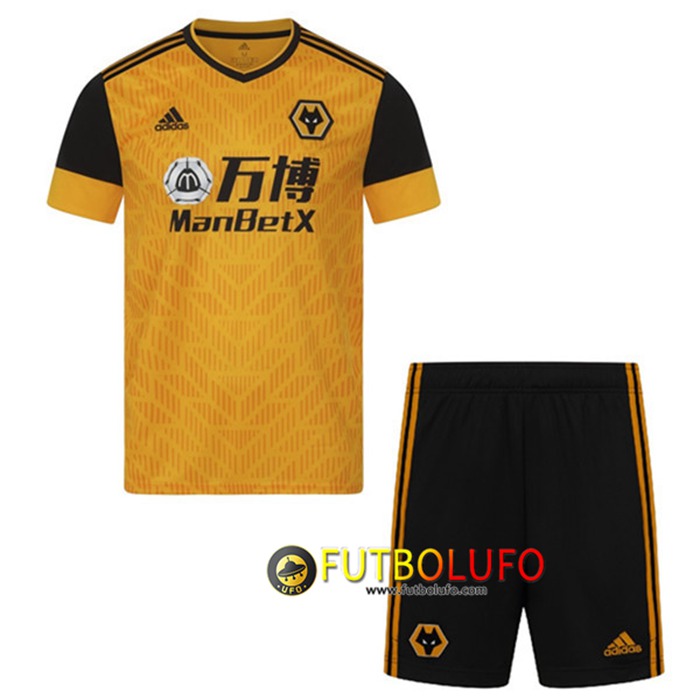 Camiseta Wolves Ninos Titular 2020/2021