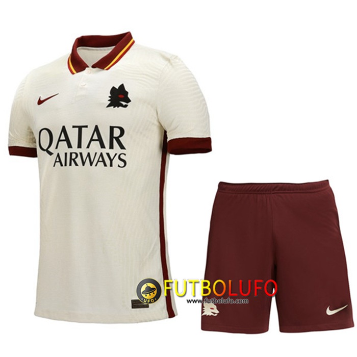 Camiseta Equipos De Futbol AS Roma Alternativo + Cortos 2020/2021