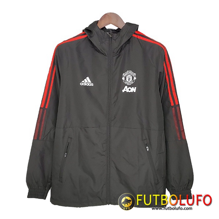 Rompevientos Manchester United Rojo/Negro 2021/2022