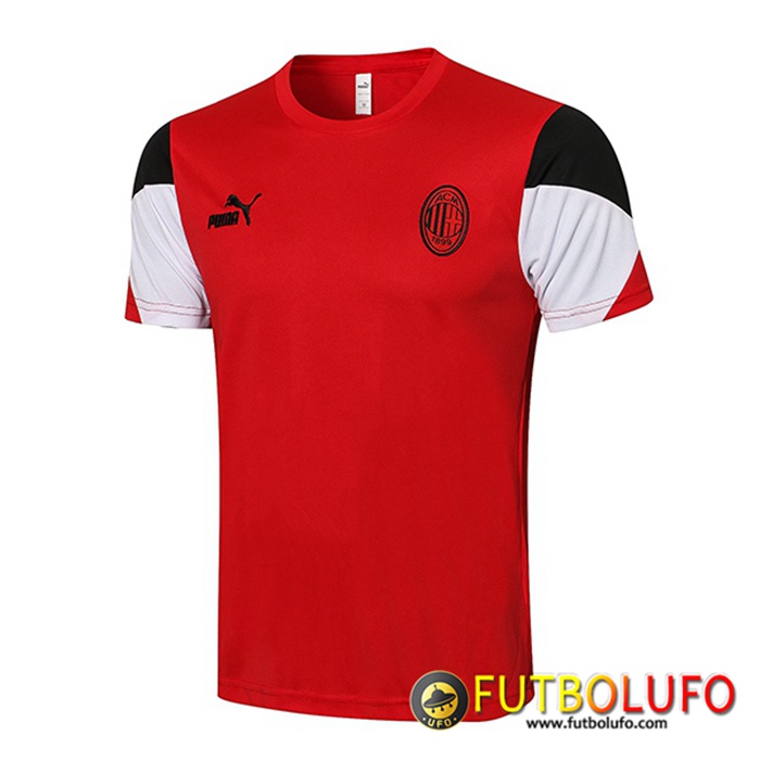 Camiseta Entrenamiento AC Milan Rojo/Blanca 2021/2022