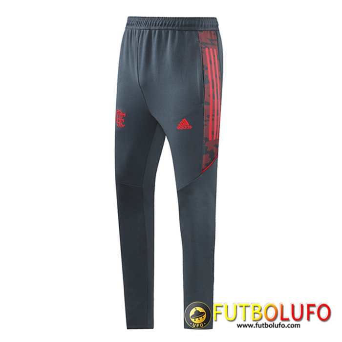 Pantalon Entrenamiento Flamengo Gris 2021/2022