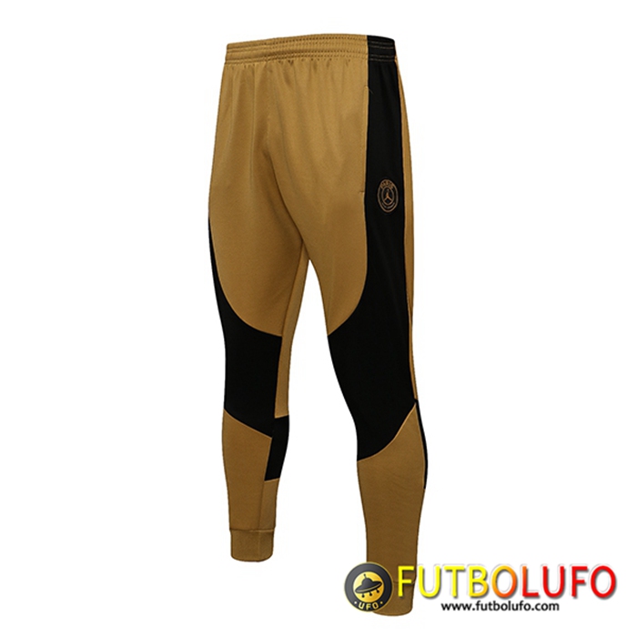 Pantalon Entrenamiento Jordan PSG Amarillo/Negro 2021/2022