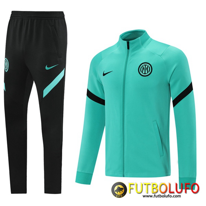 Chandal Equipos De Futbol - Chaqueta Inter Milan Verde/Negro 2021/2022