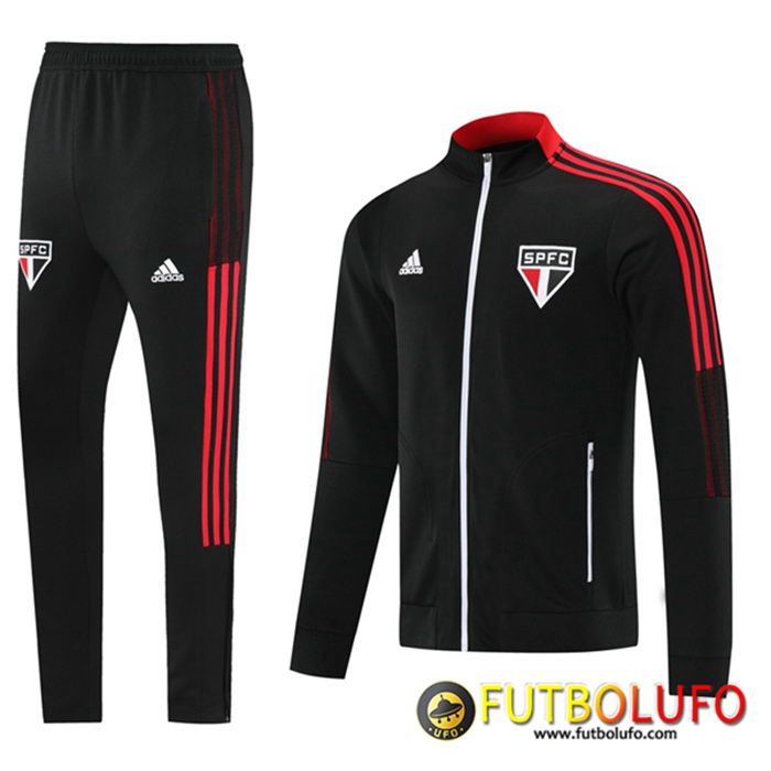 Chandal Equipos De Futbol - Chaqueta Sao Paulo FC Negro 2021/2022