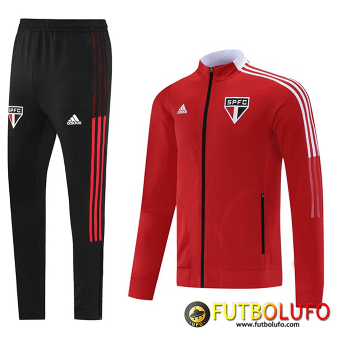 Chandal Equipos De Futbol - Chaqueta Sao Paulo FC Rojo 2021/2022