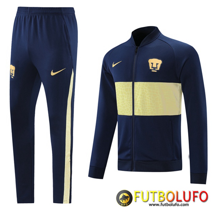 Chandal Equipos De Futbol - Chaqueta Pumas UNAM Azul Marino 2021/2022