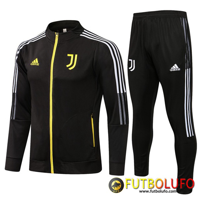 Chandal Equipos De Futbol - Chaqueta Junventus Ninos Negro 2021/2022