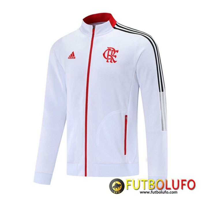Chaquetas Futbol Flamengo Blanca/Rojo 2021/2022
