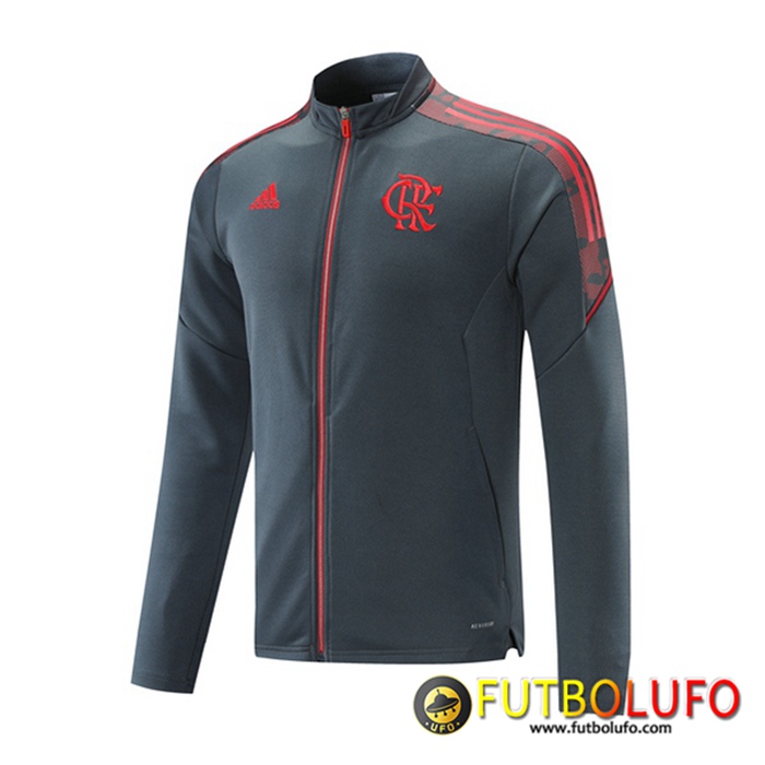Chaquetas Futbol Flamengo Gris 2021/2022