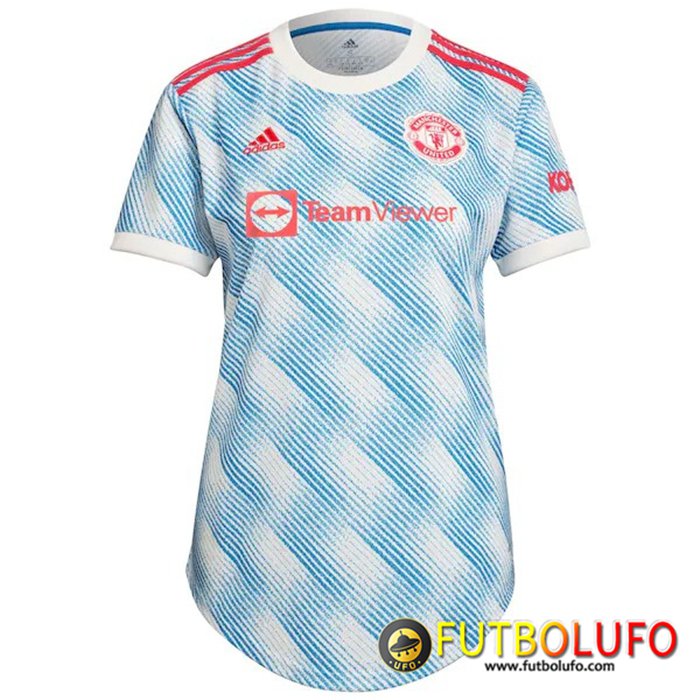 Camiseta Futbol Manchester United Mujer Alternativo 2021/2022
