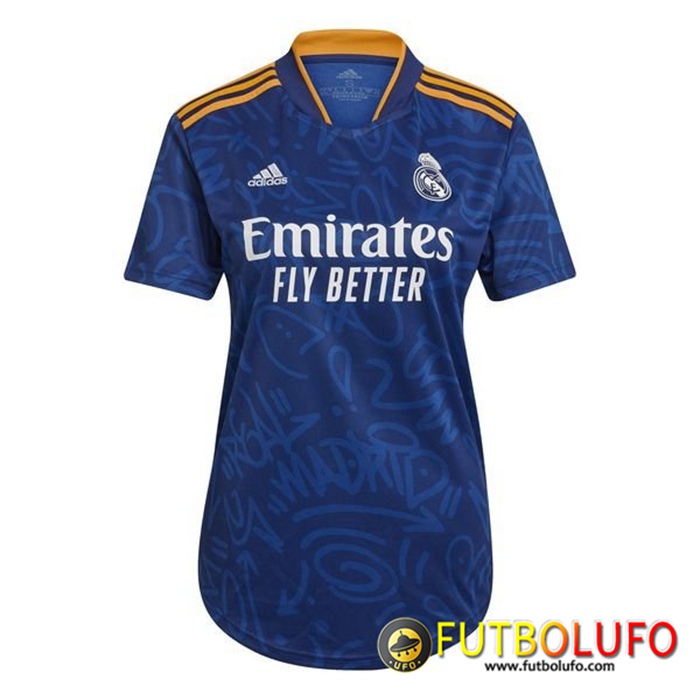 Camiseta Futbol Real Madrid Mujer Alternativo 2021/2022