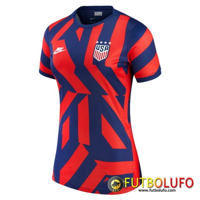Camiseta Futbol Estados Unidos Mujer Alternativo 2021/2022