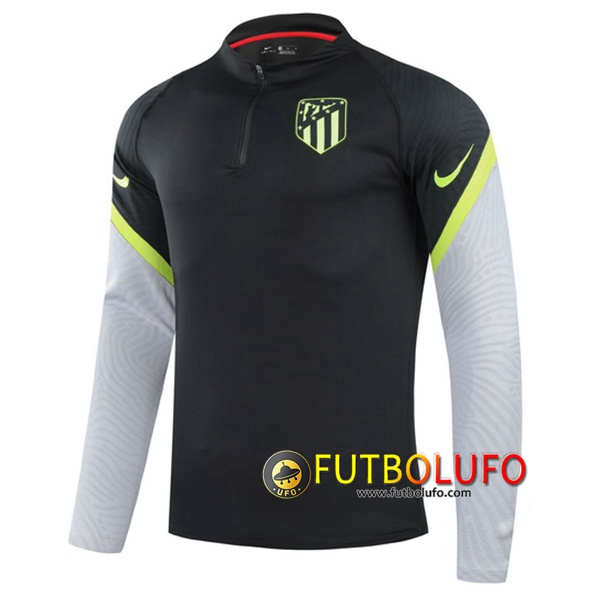 Sudadera de entrenamiento Atletico Madrid Negro/Gris 2020/2021