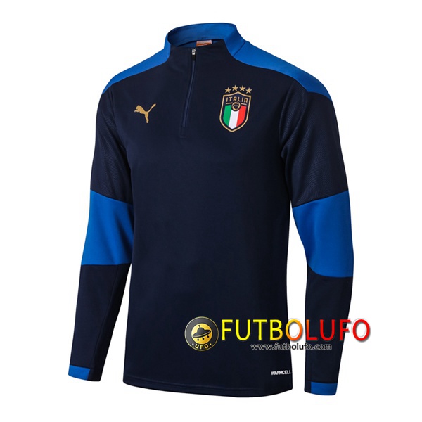 Sudadera de entrenamiento Italia Azul Marin 2020/2021