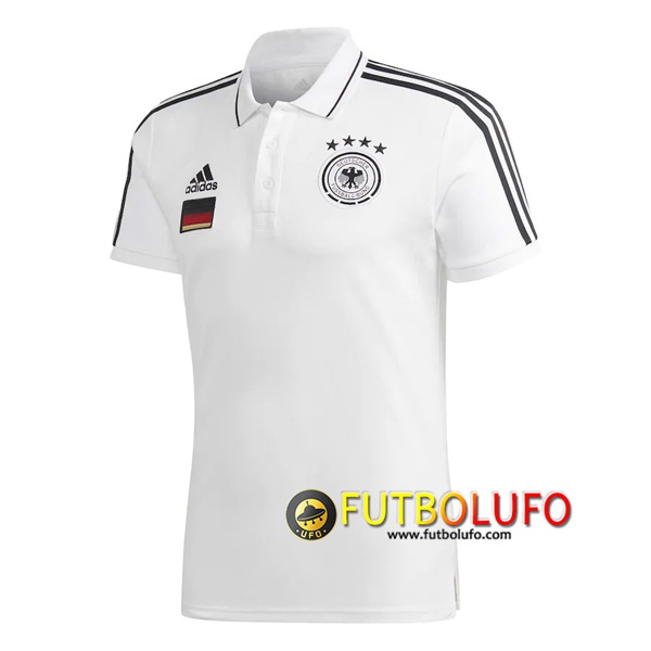 Polo Futbol Alemania Blanco 2020/2021