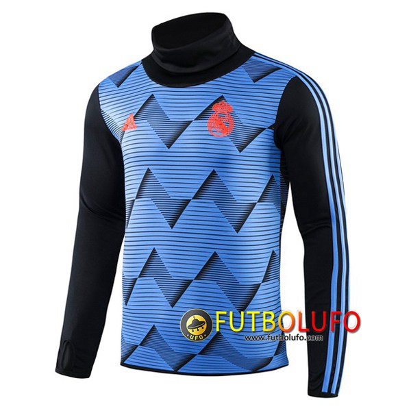 Sudadera de entrenamiento Real Madrid Azul Cuello Alto 2019/2020