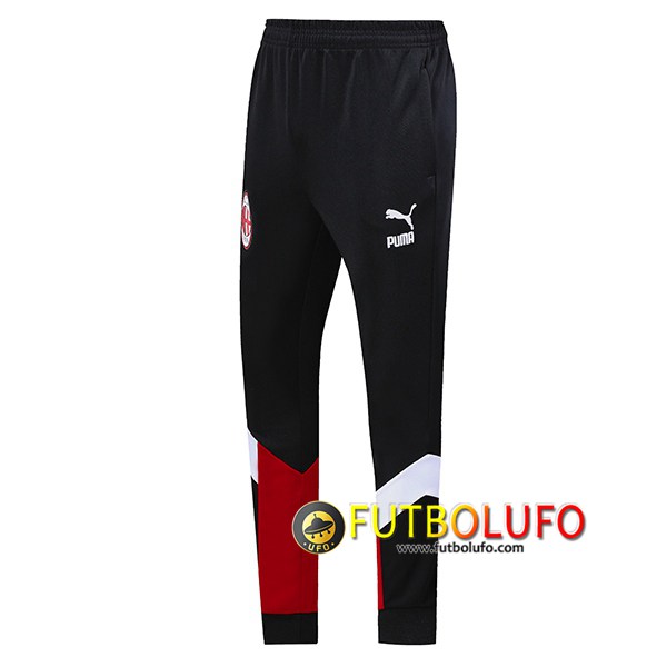 Pantalones Entrenamiento AC Milan Negro Roja 2019 2020