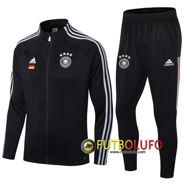 Chandal del Alemania Negro 2019 2020 Chaqueta + Pantalones