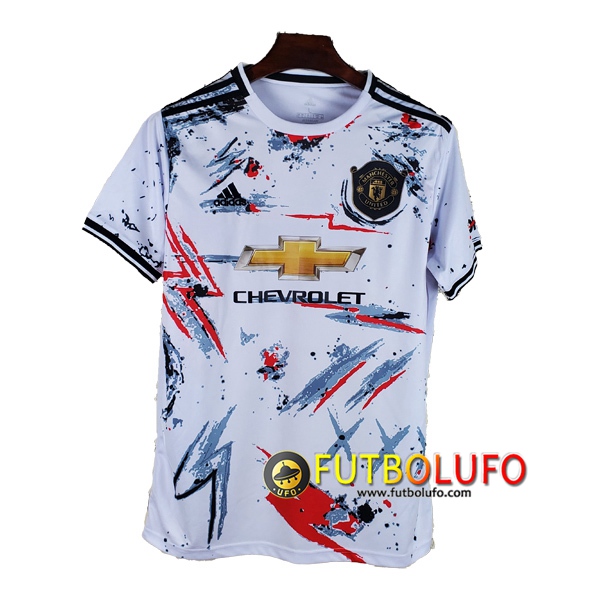 Camiseta Entrenamiento Manchester United Blanco 2020/2021