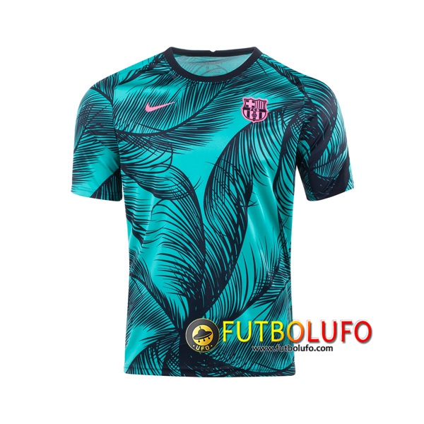 Camiseta Entrenamiento FC Barcelona Verde 2020/2021