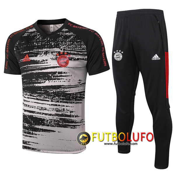 Camiseta Entrenamiento Bayern Munich + Pantalones Negro 2020/2021