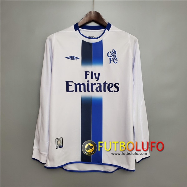 Camiseta Futbol FC Chelsea Retro Segunda Manga Larga 2003/2005