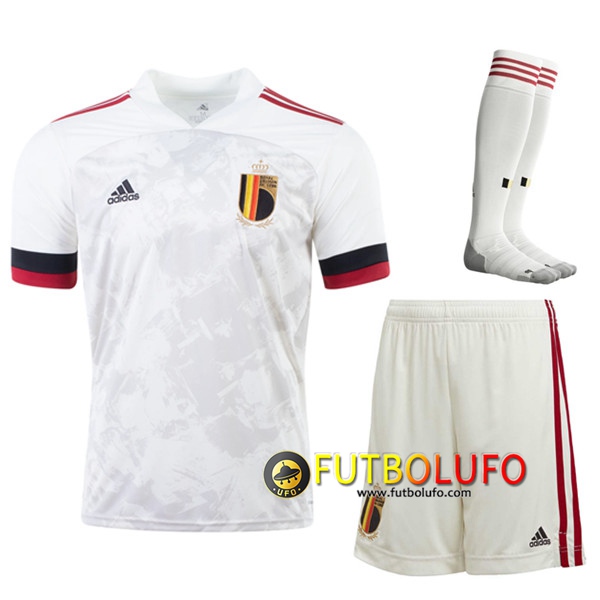 Traje Camisetas Futbol Belgica Segunda (Cortos+Calcetines) UEFA Euro 2020