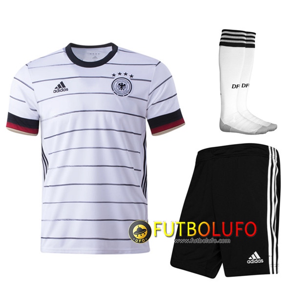 Traje Camisetas Futbol Alemania Primera (Cortos+Calcetines) Euro 2020 Tailandia