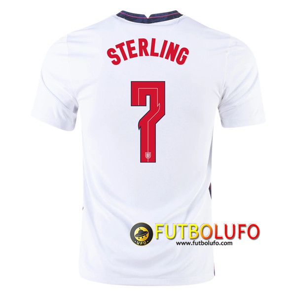 Camisetas Futbol Inglaterra (Sterling 7) Primera UEFA Euro 2020