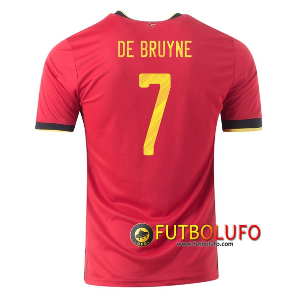 Camisetas Futbol Belgica (DE bruyne 7) Primera UEFA Euro 2020