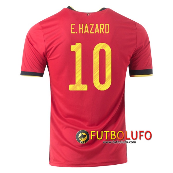 Camisetas Futbol Belgica (E.Hazaro 10) Primera UEFA Euro 2020