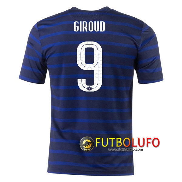 Camisetas Futbol Francia (Giroud 9) Primera UEFA Euro 2020