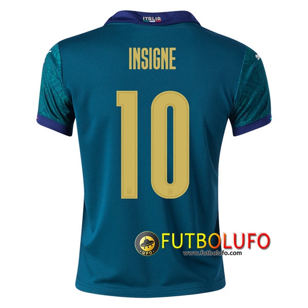 Camisetas Futbol Italia (INSIGNE 10) Tercera UEFA Euro 2020