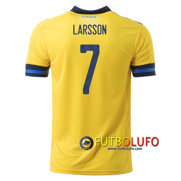 Camisetas Futbol Suecia (LARSSON 7) Primera UEFA Euro 2020