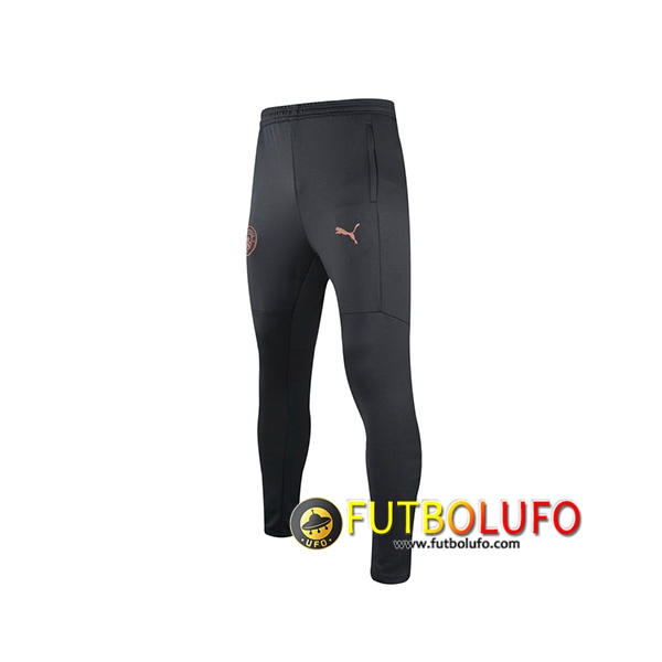 Pantalones Entrenamiento Manchester City Negro 2020 2021