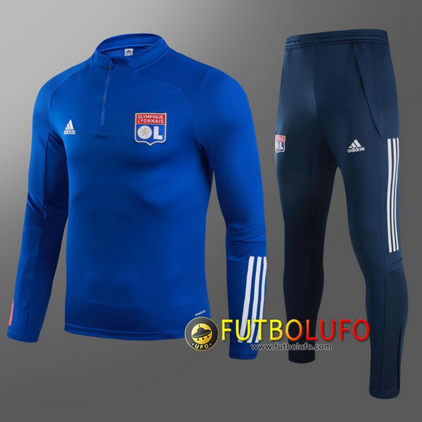 Chandal del Lyon OL Ninos Azul 2020/2021 Sudadera + Pantalones