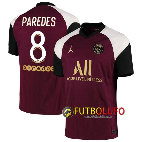 Camisetas Futbol PSG (Paredes 8) Tercera 2020/2021