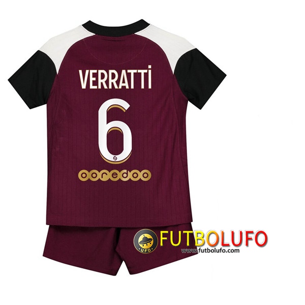 de replica Camisetas (Verratti 6) Ninos Tercera 2020 2021 baratas, las mejores tienda de de Futbolufo.com
