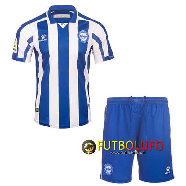 Camisetas Futbol Deportivo Alaves Ninos Primera 2020/2021