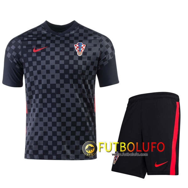 Nueva Camisetas Futbol Croacia Ninos Segunda UEFA Euro 2020