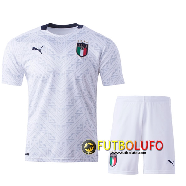 Nueva Camisetas Futbol Italia Ninos Segunda UEFA Euro 2020