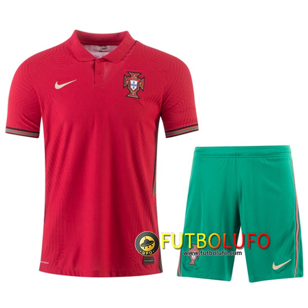 Nueva Camisetas Futbol Portugal Ninos Primera UEFA Euro 2020
