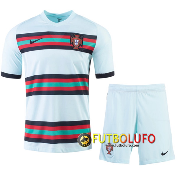 Nueva Camisetas Futbol Portugal Ninos Segunda UEFA Euro 2020