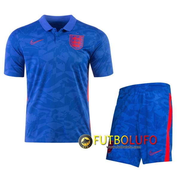 Nueva Camisetas Futbol Inglaterra Ninos Segunda UEFA Euro 2020