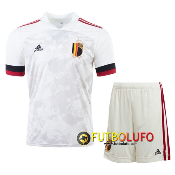 Nueva Camisetas Futbol Belgica Ninos Segunda UEFA Euro 2020
