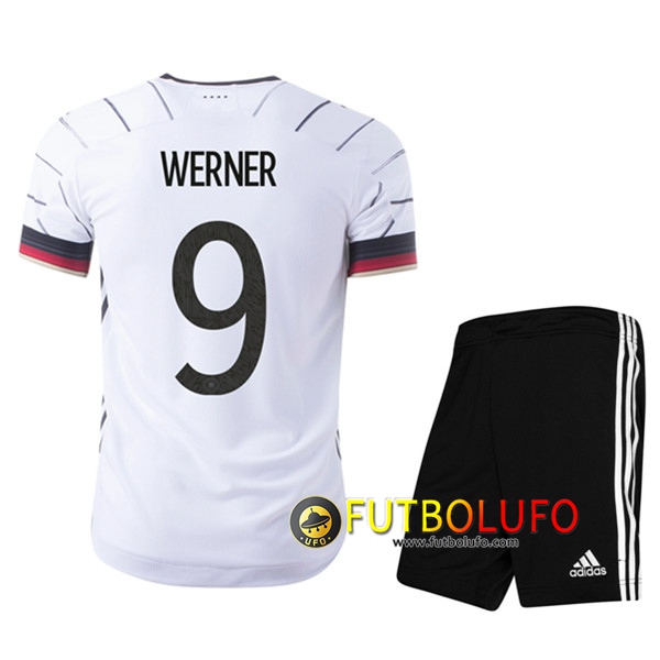 Camisetas Futbol UEFA Euro 2020 Alemania (Werner 9) Ninos Primera