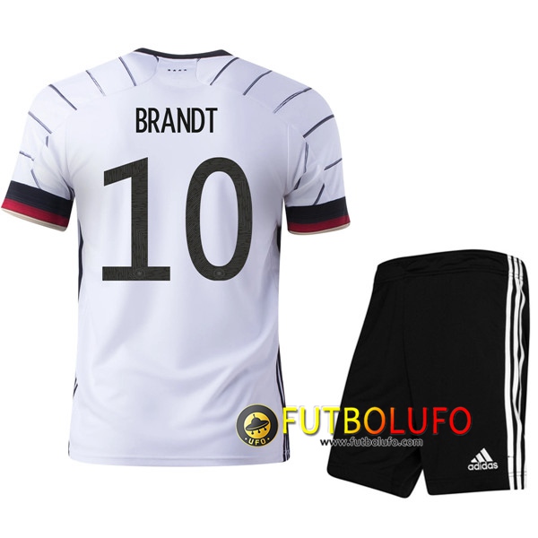 Camisetas Futbol UEFA Euro 2020 Alemania (Brandt 10) Ninos Primera