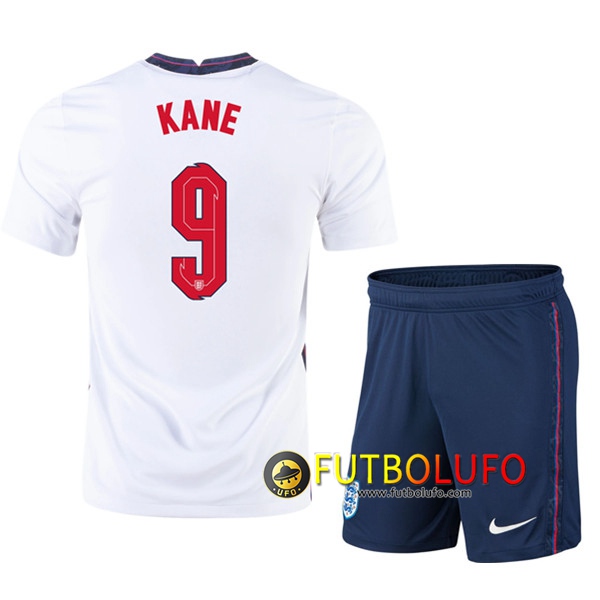 Camisetas Futbol UEFA Euro 2020 Inglaterra (Kane 9) Ninos Primera