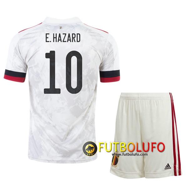 Camisetas Futbol UEFA Euro 2020 Belgica (E.Hazaro 10) Ninos Segunda