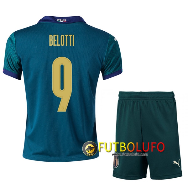 Camisetas Futbol UEFA Euro 2020 Italia (BELOTTI 9) Ninos Tercera